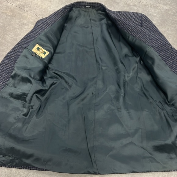 Gorgeous Joseph Aboud for Nordstrom’s 100% wool blazer, blue brown 40 regular - Picture 7 of 11